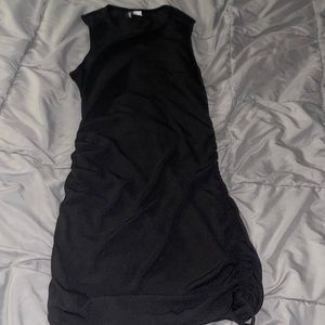 Black mini dress